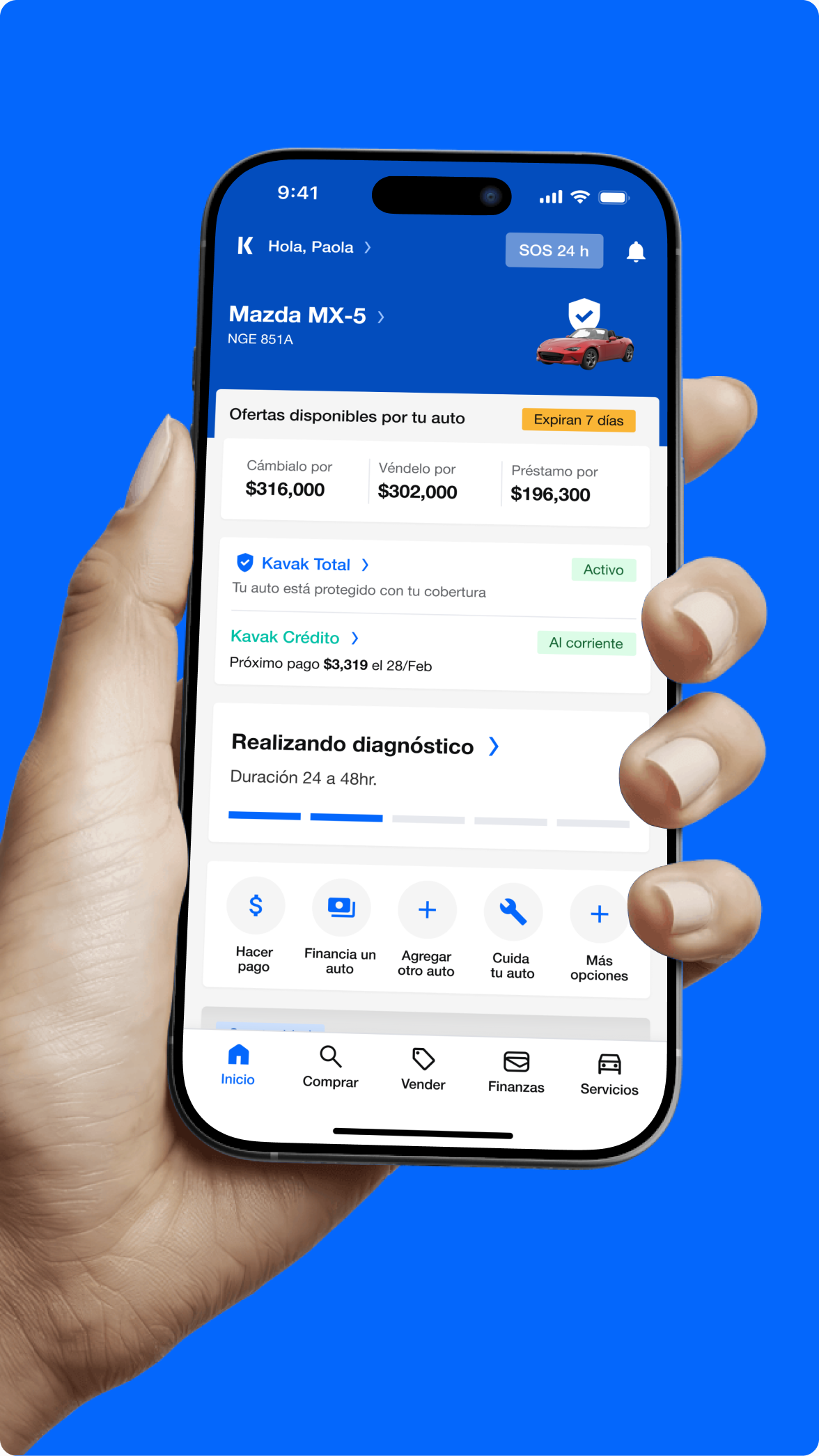 Redesigned Home — clear priority layers